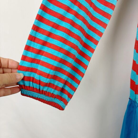 Womens Jelly the Pug, Mommy and Me Rosetta Dress Red Stripe Size Med. Style 972 - Picture 4 of 7